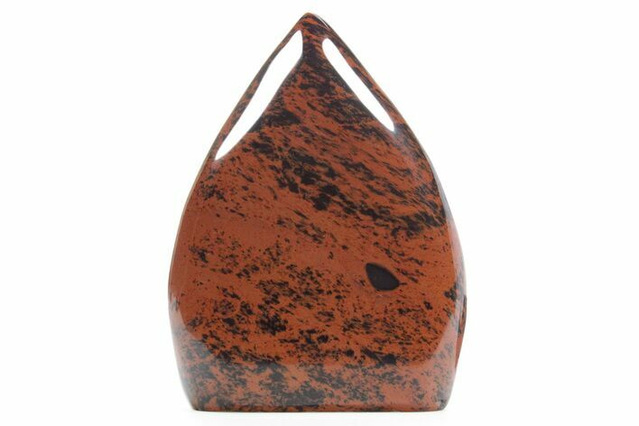 Polished Mahogany Obsidian Flame - Mexico #355413